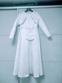 Sukienka komunijna , bolerko, torebka 164