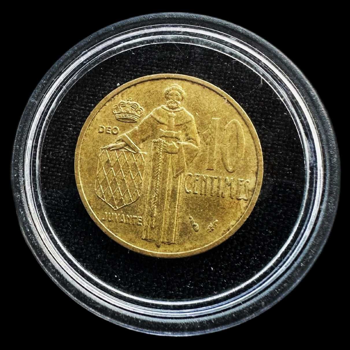 Moeda de 10 Centimes - 1978 - Mónaco - Rainier III