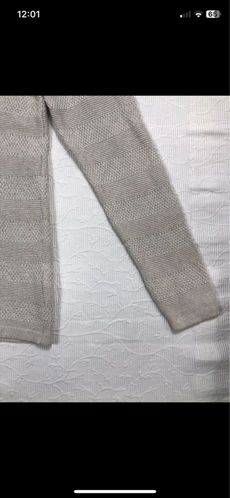 Nowy Beżowy Męski Sweter | Selected Homme | 100% Bawełna L/M