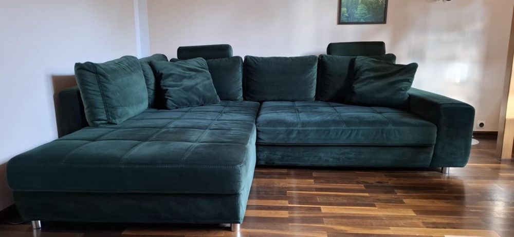 Duży, rozkładany narożnik ze schowkiem 270x210