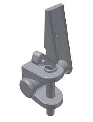 Zawias burty górny dolny fi 19