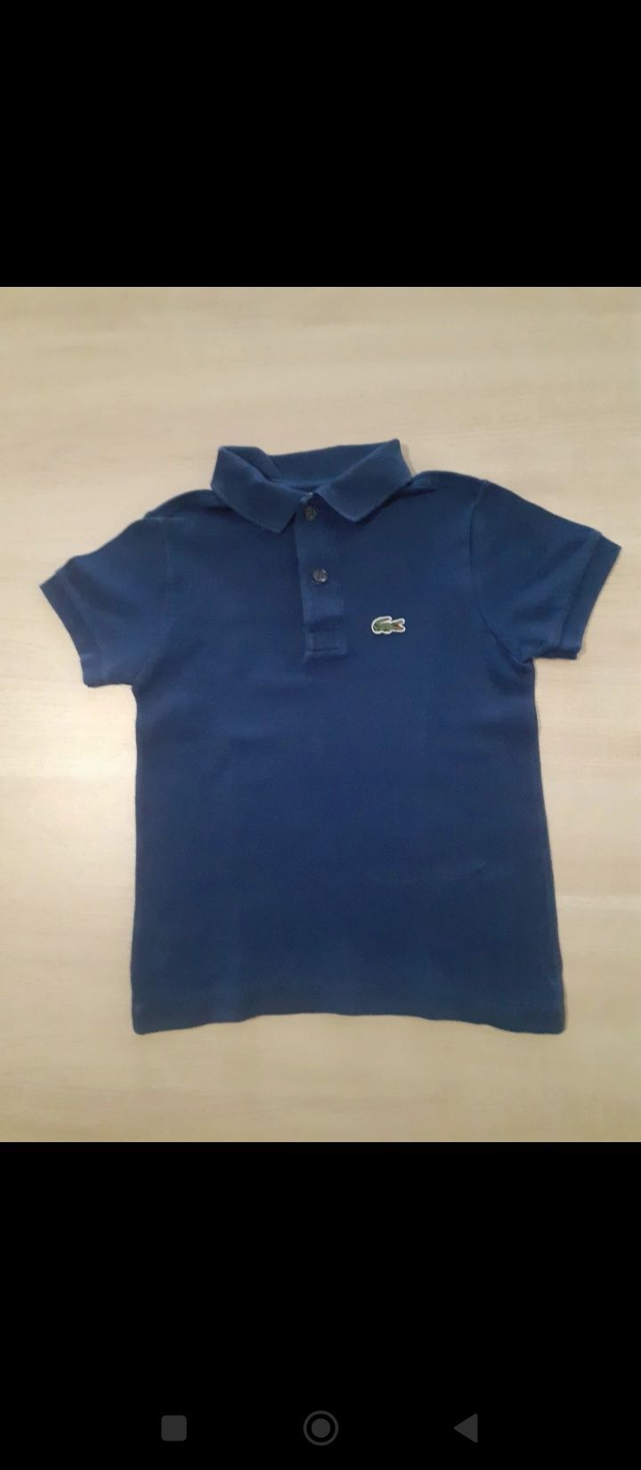 Polo Lacoste Tamanho 3 Anos