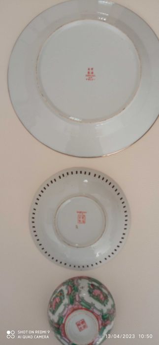 4 Peças de porcelana chinesa