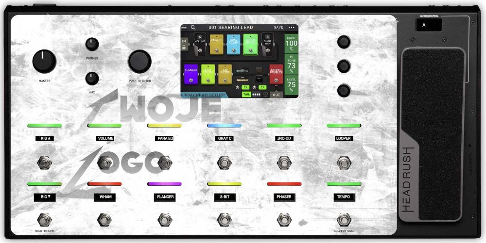 Naklejka na HeadRush Pedalboard - Różne wzory