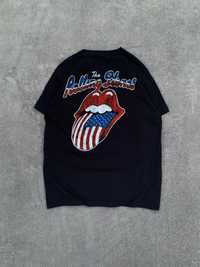 The Rolling Stones American Flag Merch 2017 Size:M футболка мерч