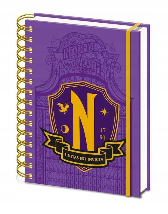 Wednesday notes na spirali kołonotatnik szkolny do szkołyn A5 80k