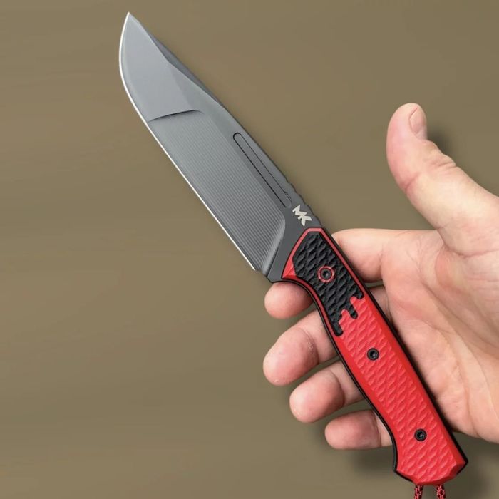 Nóż MK Knives & Tools Rambler Vanadis 23 Red/Black G10 Carbon Holstex