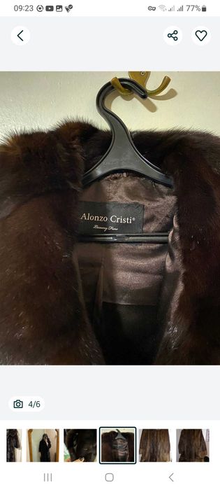 Шуба норковая Alonzo Cristi 48 р