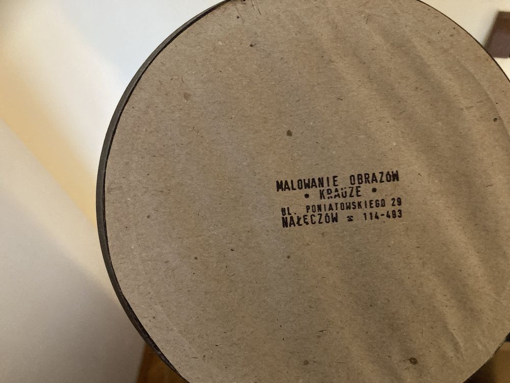 4 obrazki ręcznie malowane Krauze kwiaty