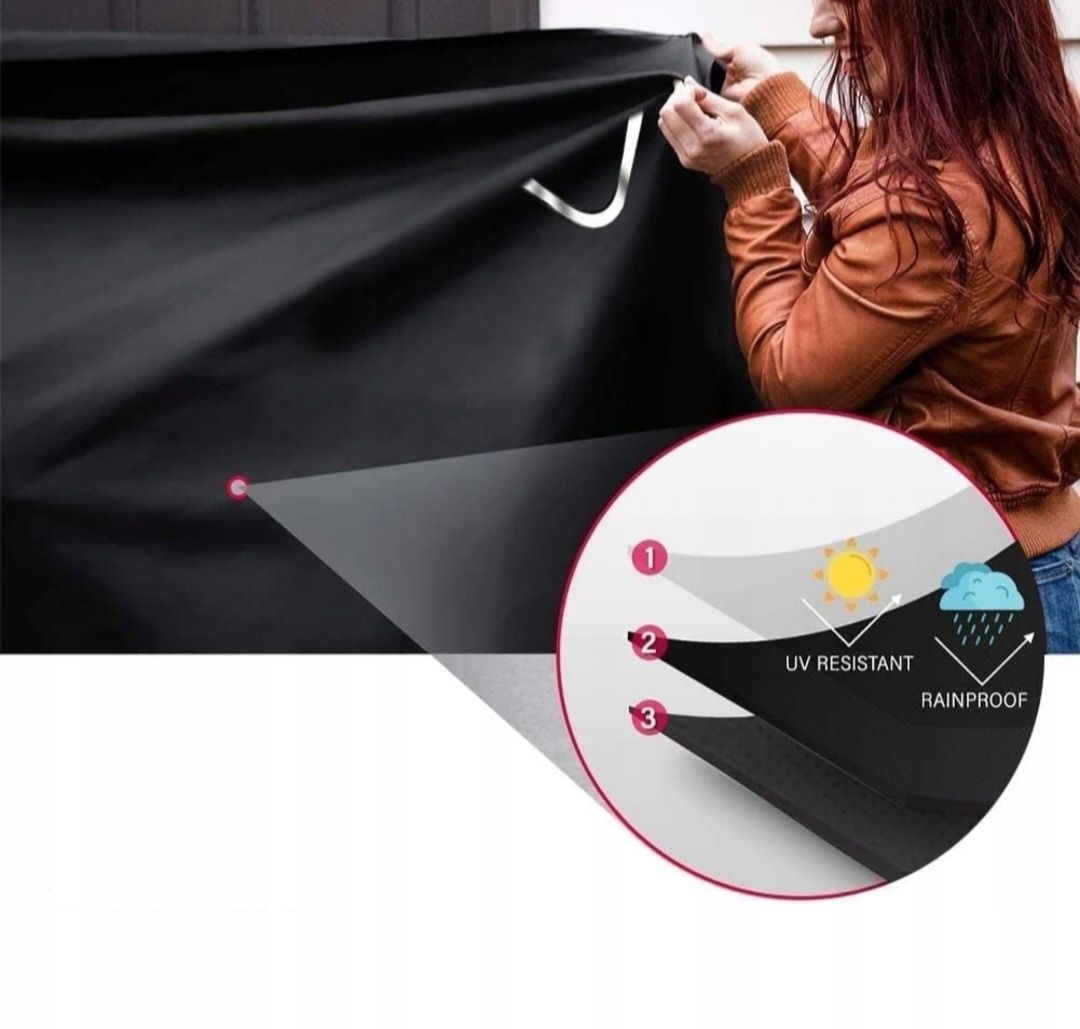 ODSPTER Pokrowiec na rower wodoszczelny 2 rowery 200 x 90 x 110cm