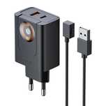 Ładowarka 2W1 Usb-C+A Mcdodo Ch-3700 30W, Czarna