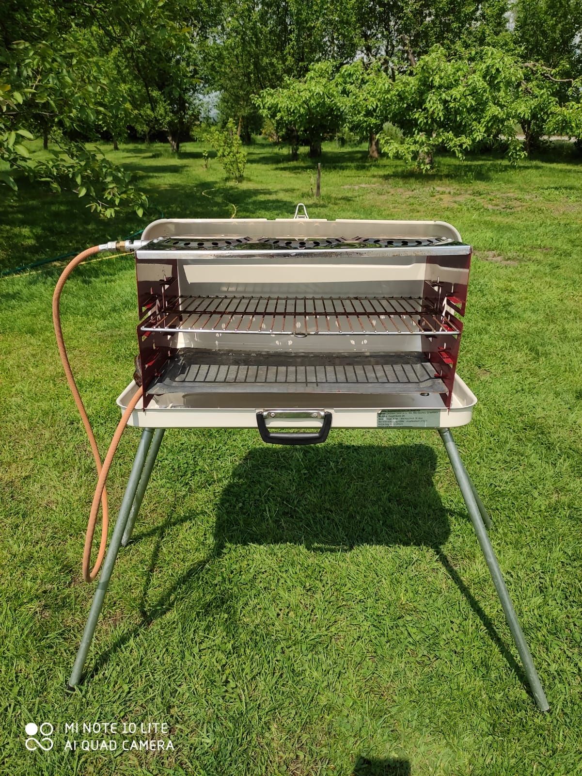 Grill walizkowy campingowy turystyczny składany ogrodowy gazowy