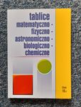 Książka tablice matematyczno fizyczno chemiczno biologiczne