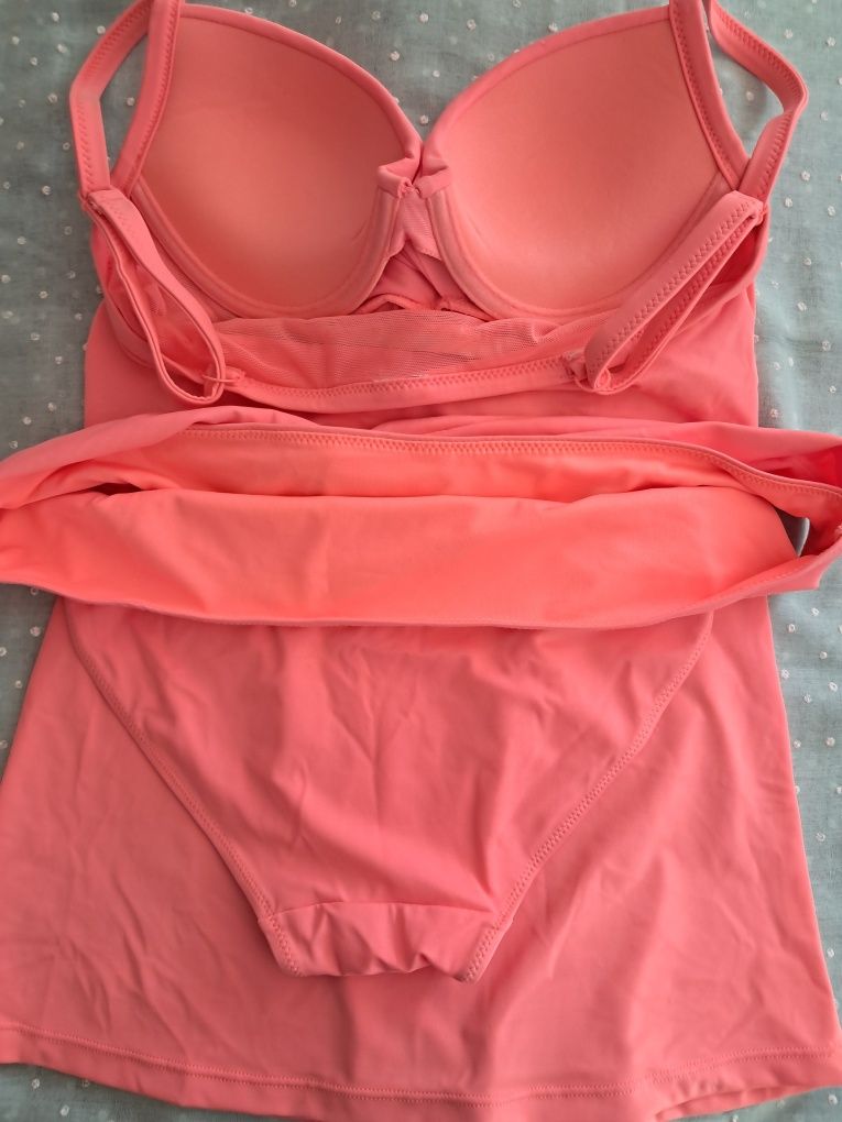Tankini morelowe r.S+figi r.L"Esotiq"nowe