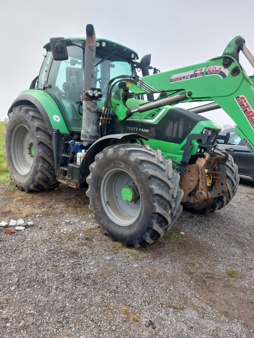 Deutz fahr Agrotron ttv 6180 tuz wom ładowacz stoll fz 60.1