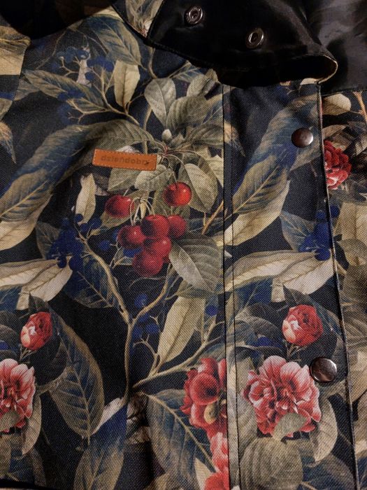 DZIEŃDOBRY sztormiak M Wiśnie Cherry parka z kapturem cordura UNIKAT