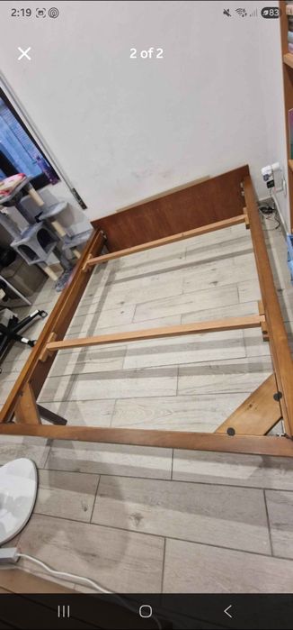 cama de casal madeira 200x150