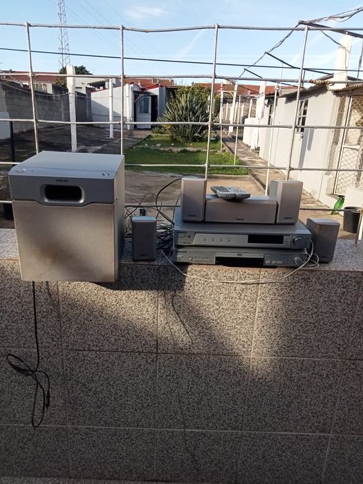 Aparelhagem com amplificador