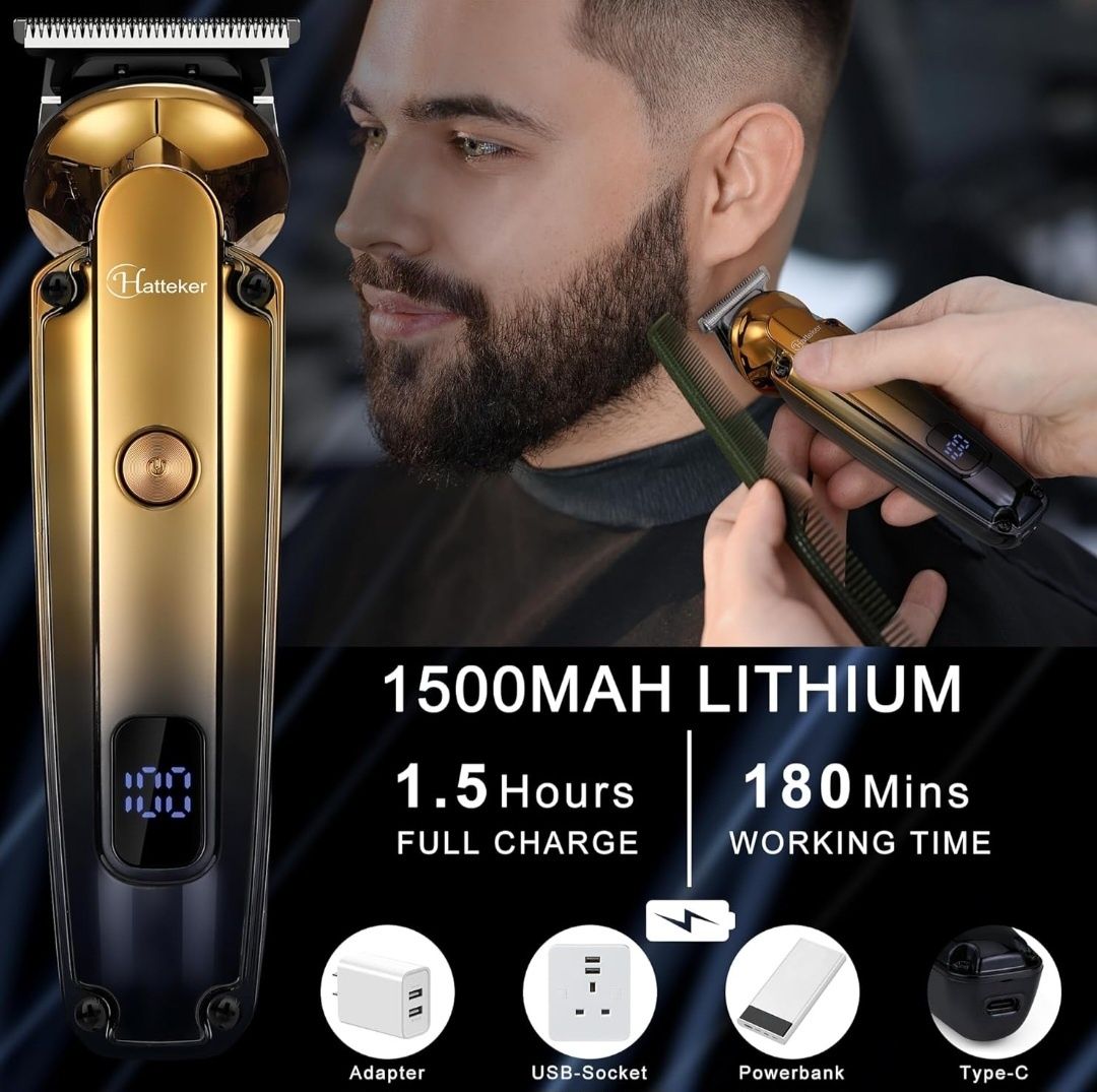 Hatteker Beard Trimmer maszynka do strzyżenia włosów