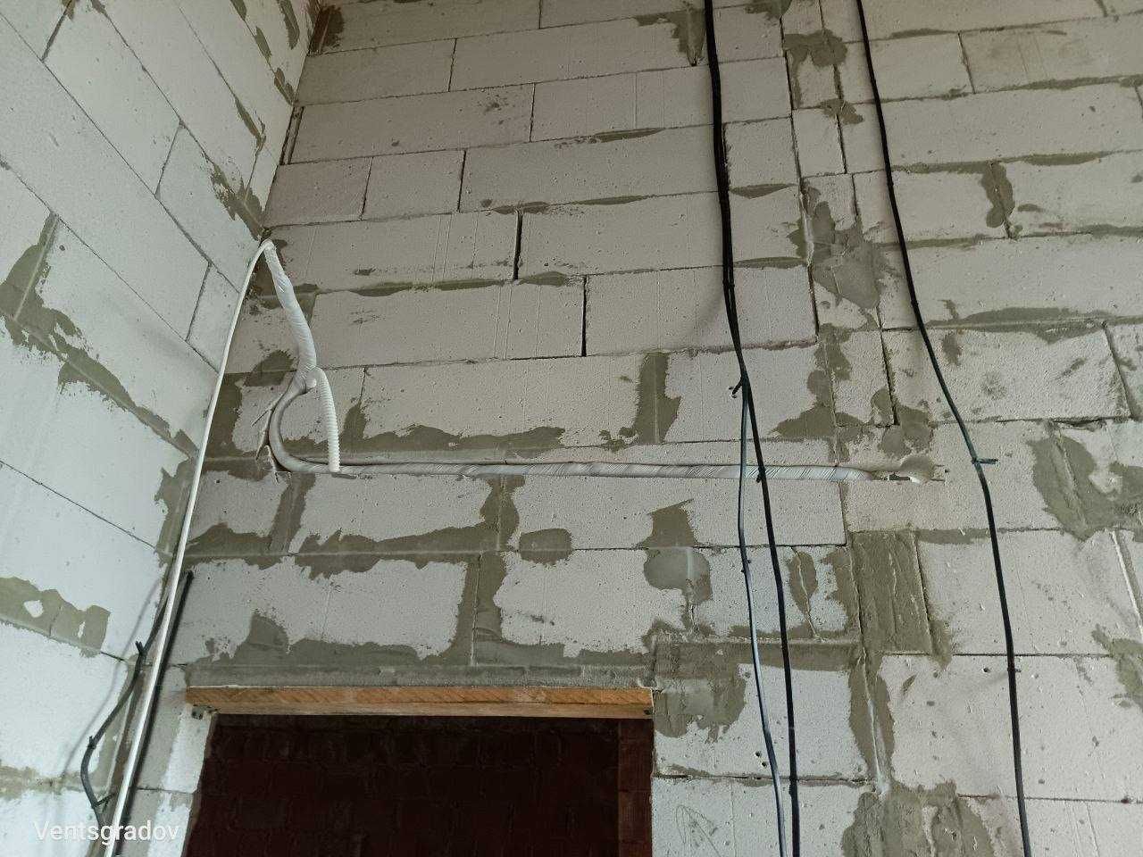 Закладка магістралі під кондиціонер. Продаж кондиціонерів. Монтаж.