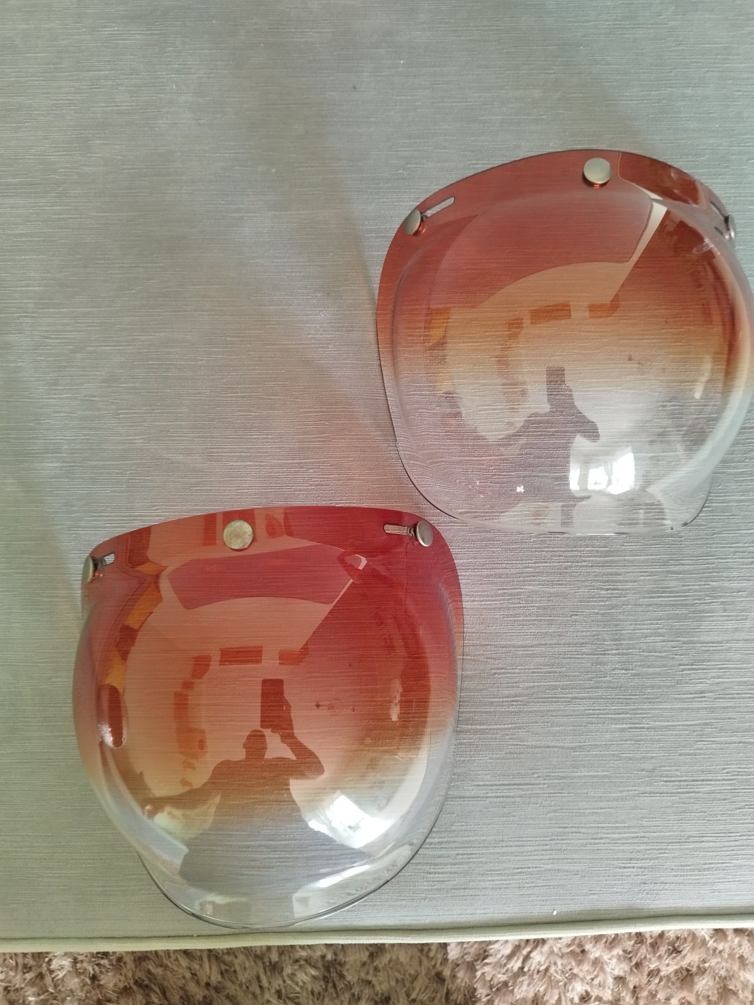 Bolha para capacete abertos