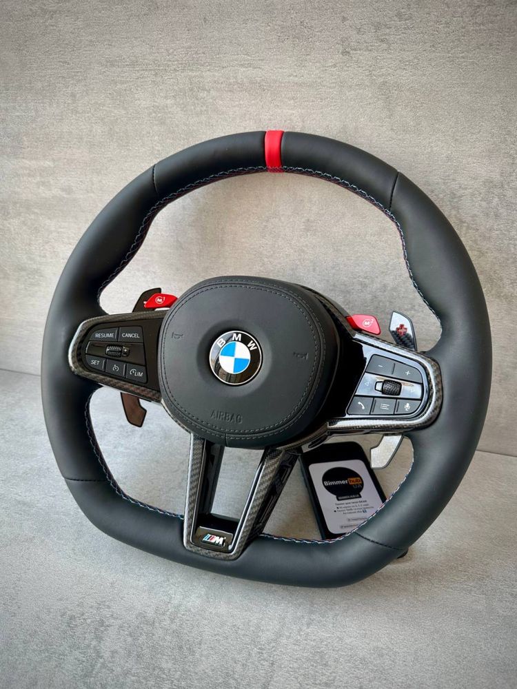 М руль карбон BMW G series g20 g30 g01 g05 g07 подогрев вибро