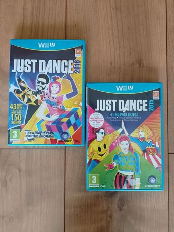 2 jogos Nintendo wiiU: Just Dance 2015 e 2016