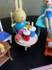 Набір меблів та посуди для лялькового будиночка