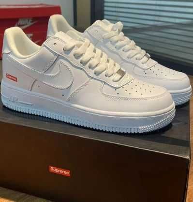 Nowiutkie/Trampki/NIKE/Air/Force/1/Low/Supreme/Biały:45