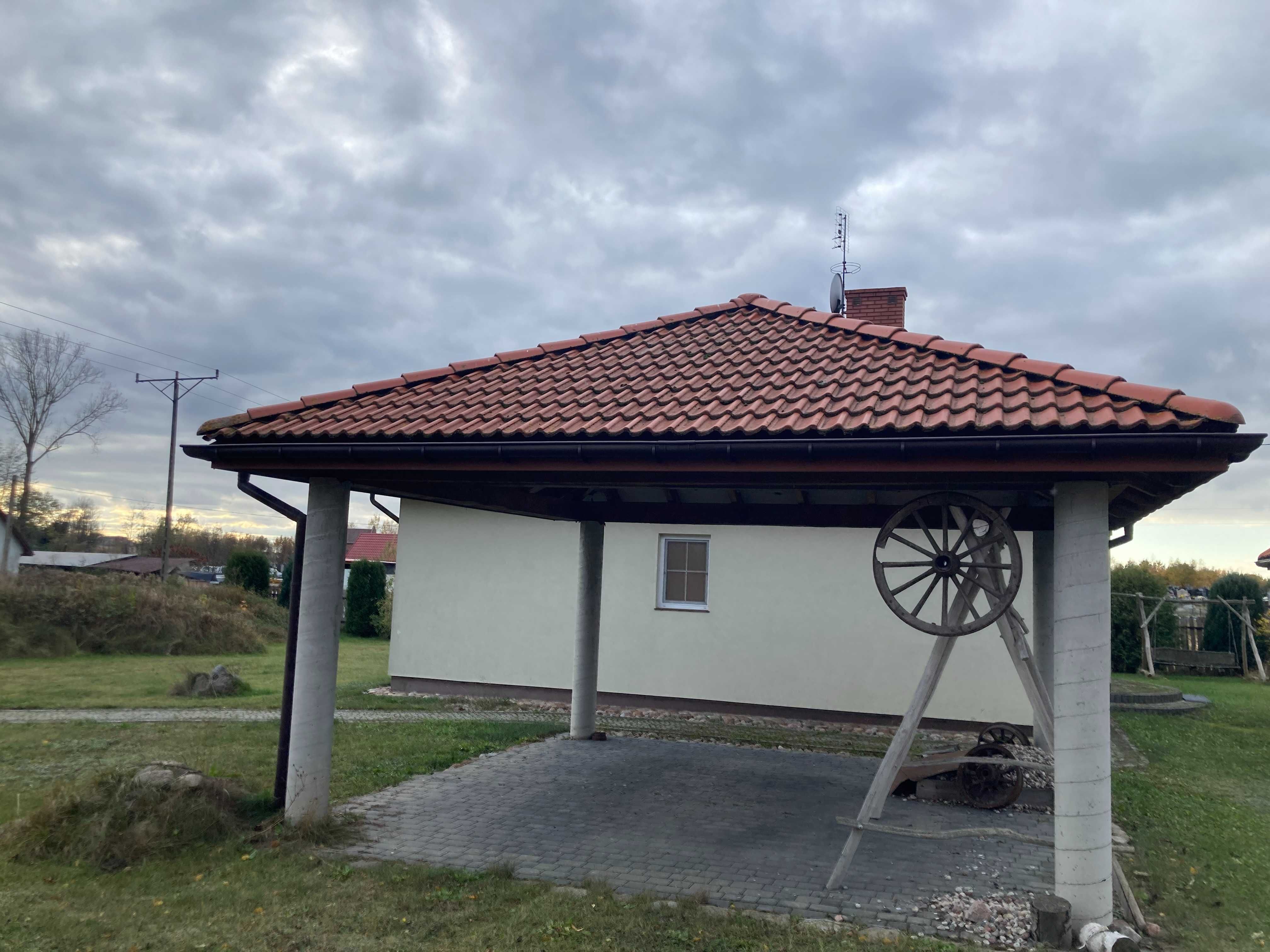 dom parterowy z gospodarstwem 10 000m2 +2 garaże