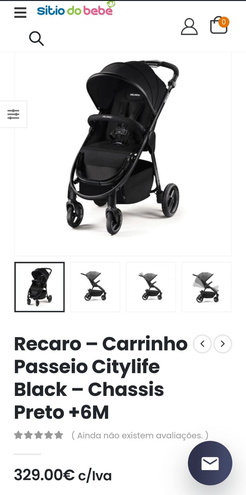 Carrinho bebé recaro