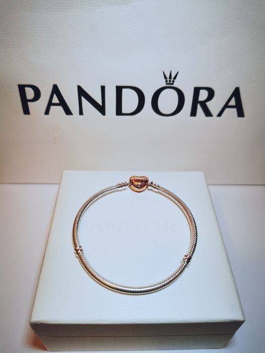 Srebrna Bransoletka Pandora 20 cm