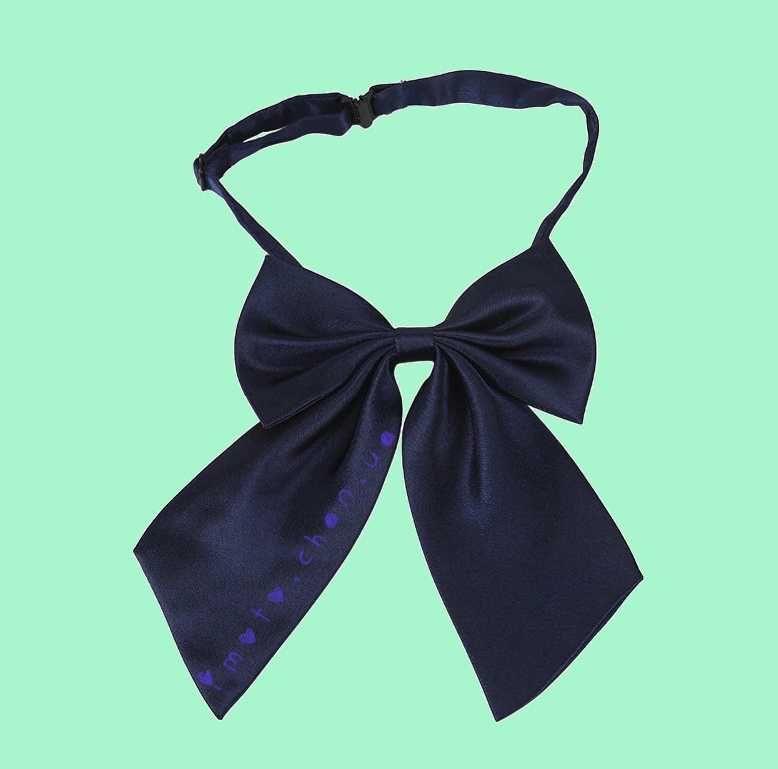 Аниме галстук бабочка черная косплей школьная японская форма  цвета