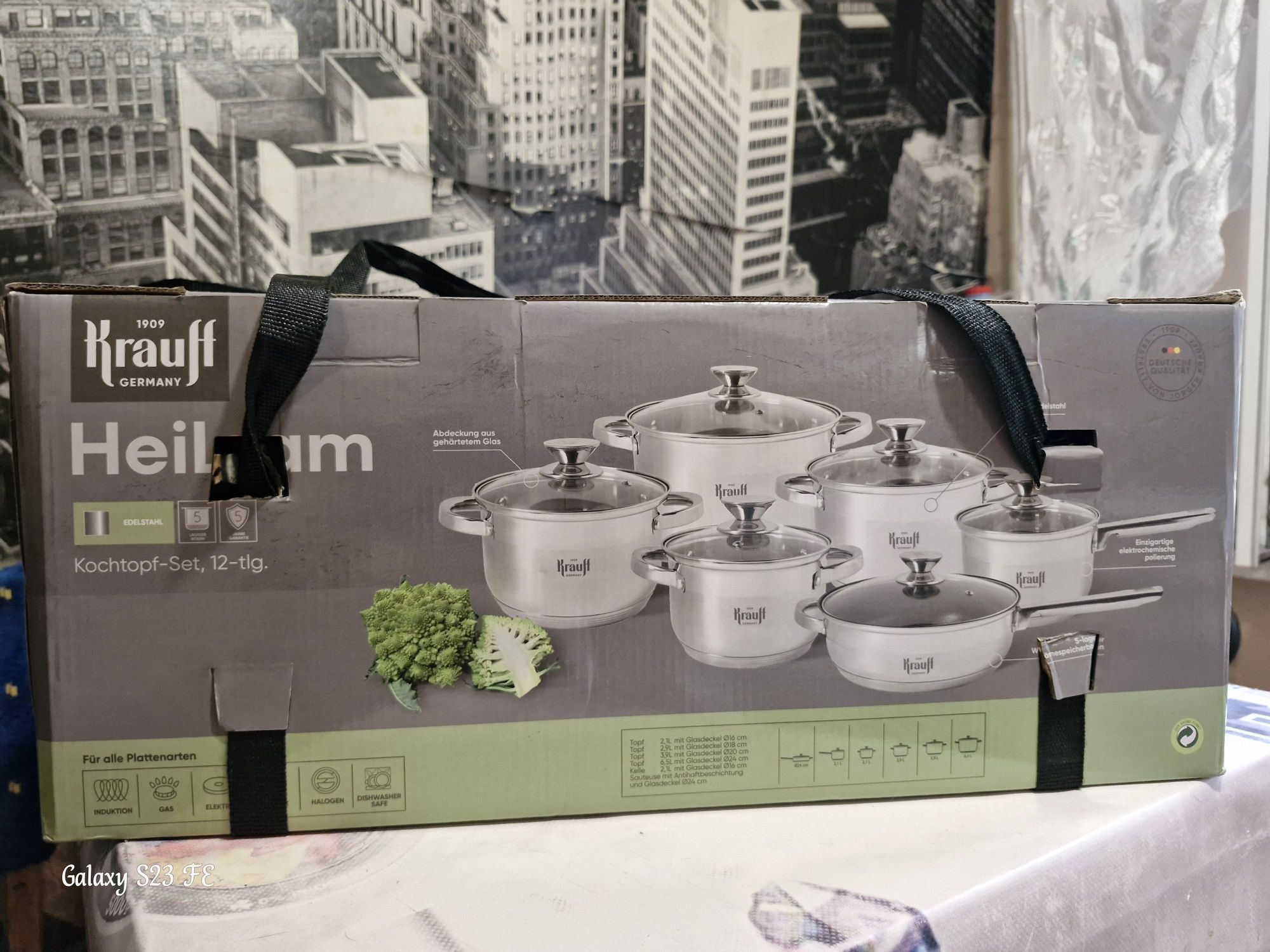 Продам набор кастрюль Heilsam Krauff