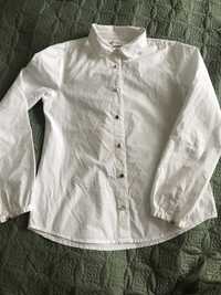 Biała / galowa koszula 146 dla dziewczynki
