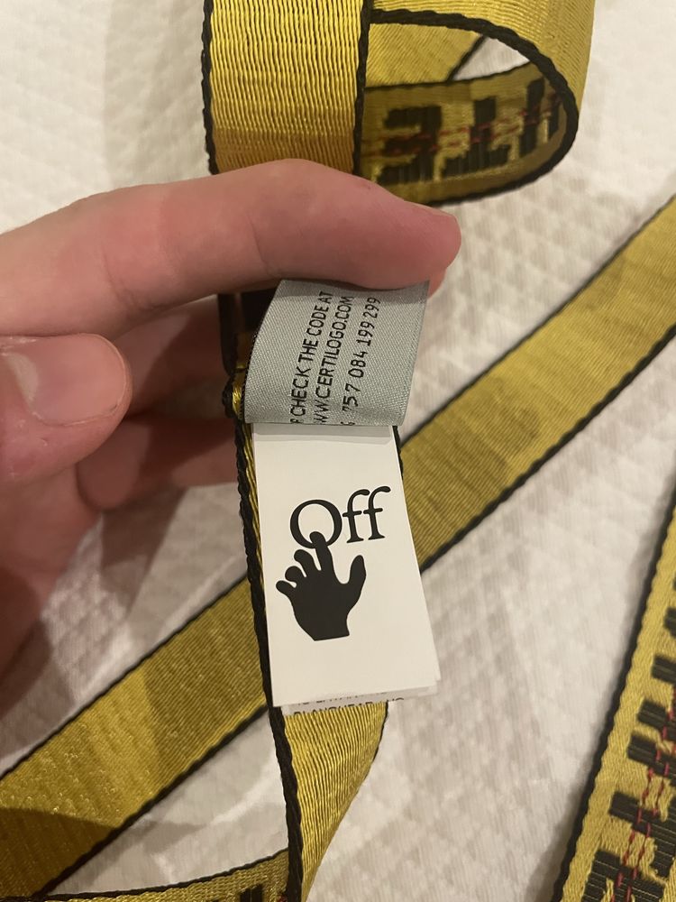 Cinto Off-White (Autentico)