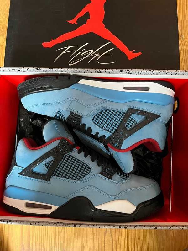 nowy Jordan4Retro Travis Scott Trampki Cactus Jack Moda R.44