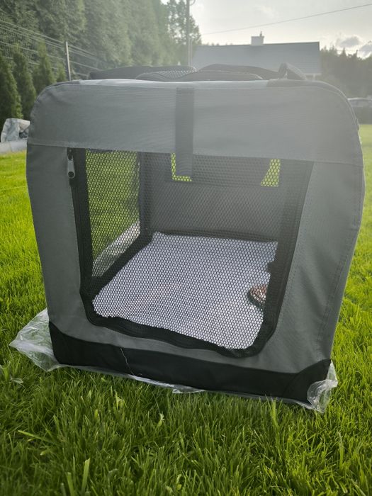 Transporter dla zwierząt antracytowy 70x52x52 rozmiar L