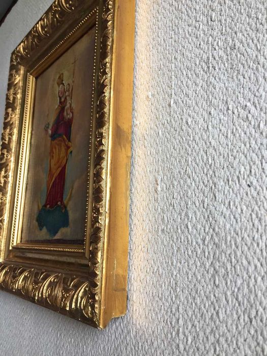 Pintura Antiga Religiosa -- N.S. Conceição  Séc.19