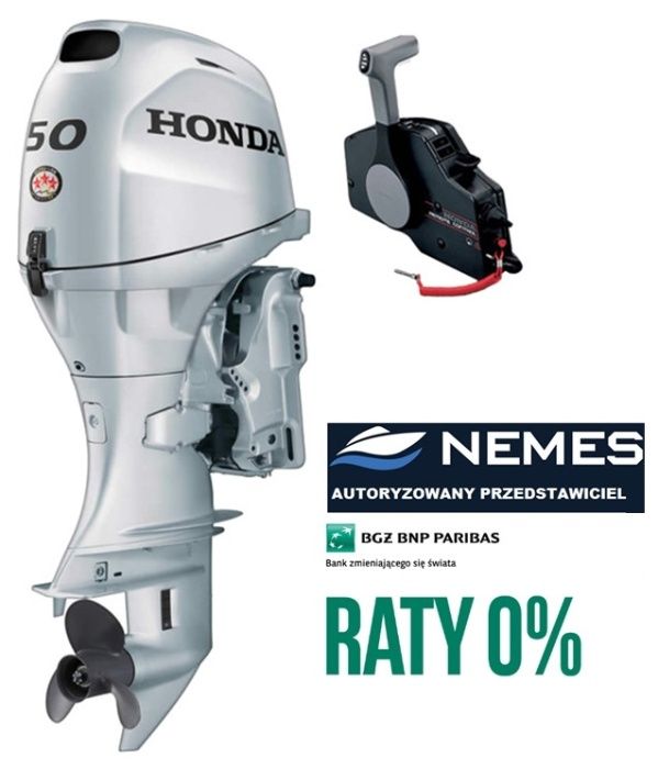 Nowy Silnik zaburtowy Honda BF50, wszystkie wersje, RATY 0%, 50 KM