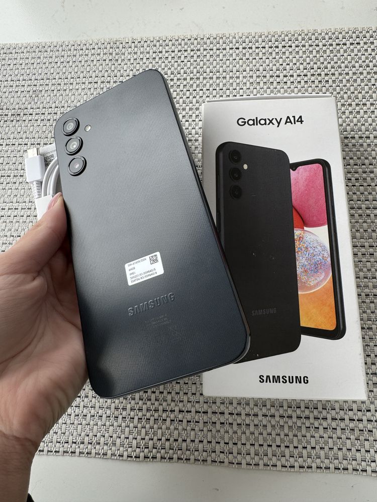 Nowy Samsung Galaxy A14 64GB black nieużywany