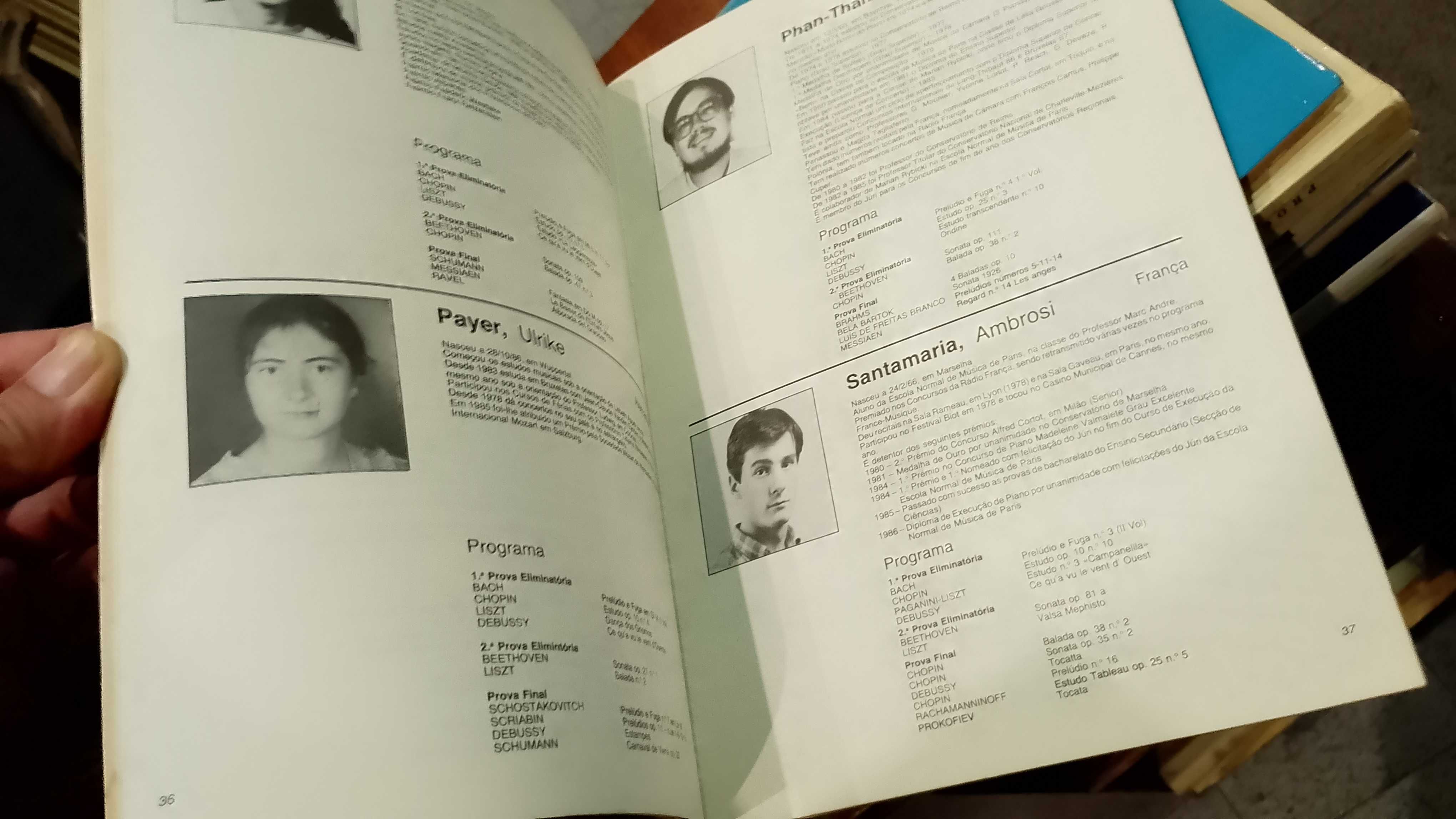 III Concurso Internacional Música 1986 C/Autógrafos