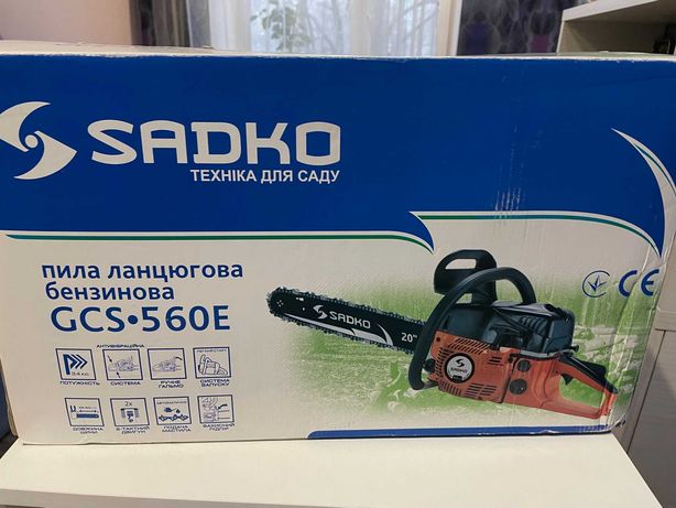 Продам бензопилу SADKO GCS-560E. Нова в упаковці. Ціна 4500 грн.