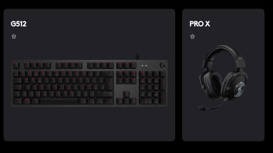 Auscultadores Gaming Logitech PRO X + Oferta Logitech G512 Carbon