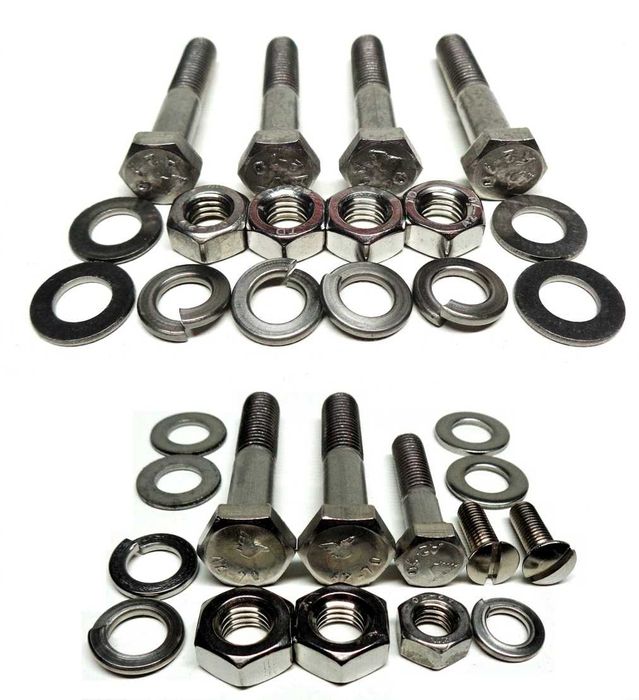 WSK 125 M06 B1 Komplet śruby nierdzewne nierdzewka