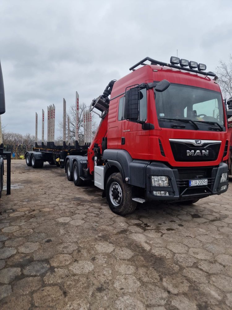 MAN TGS 33.500 6X6H Hydrodrive do drewna drzewa lasu Epsilon Q180Z96