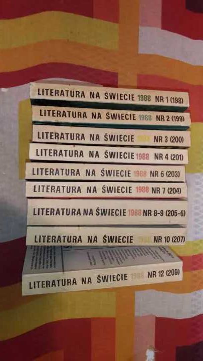 Literatura na świecie 1988 miesięcznik bez nr 5 i 11