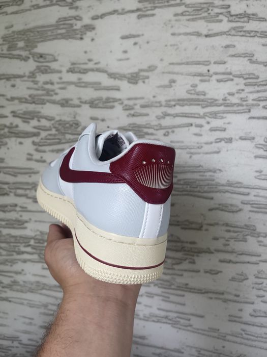 Nike Air Force 1 Low Just Do It Photon Dust Team Red 44 *NOWE*