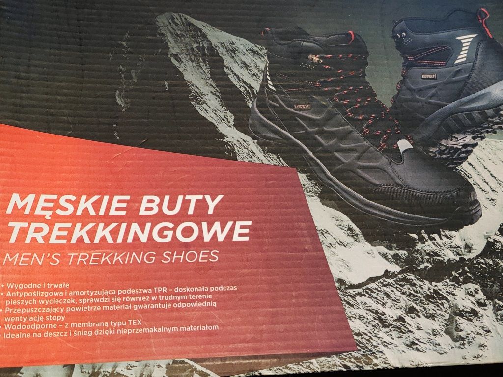 Nowe buty męskie trekking 42 zimowe Seven bez GTX membrana adidas 4f