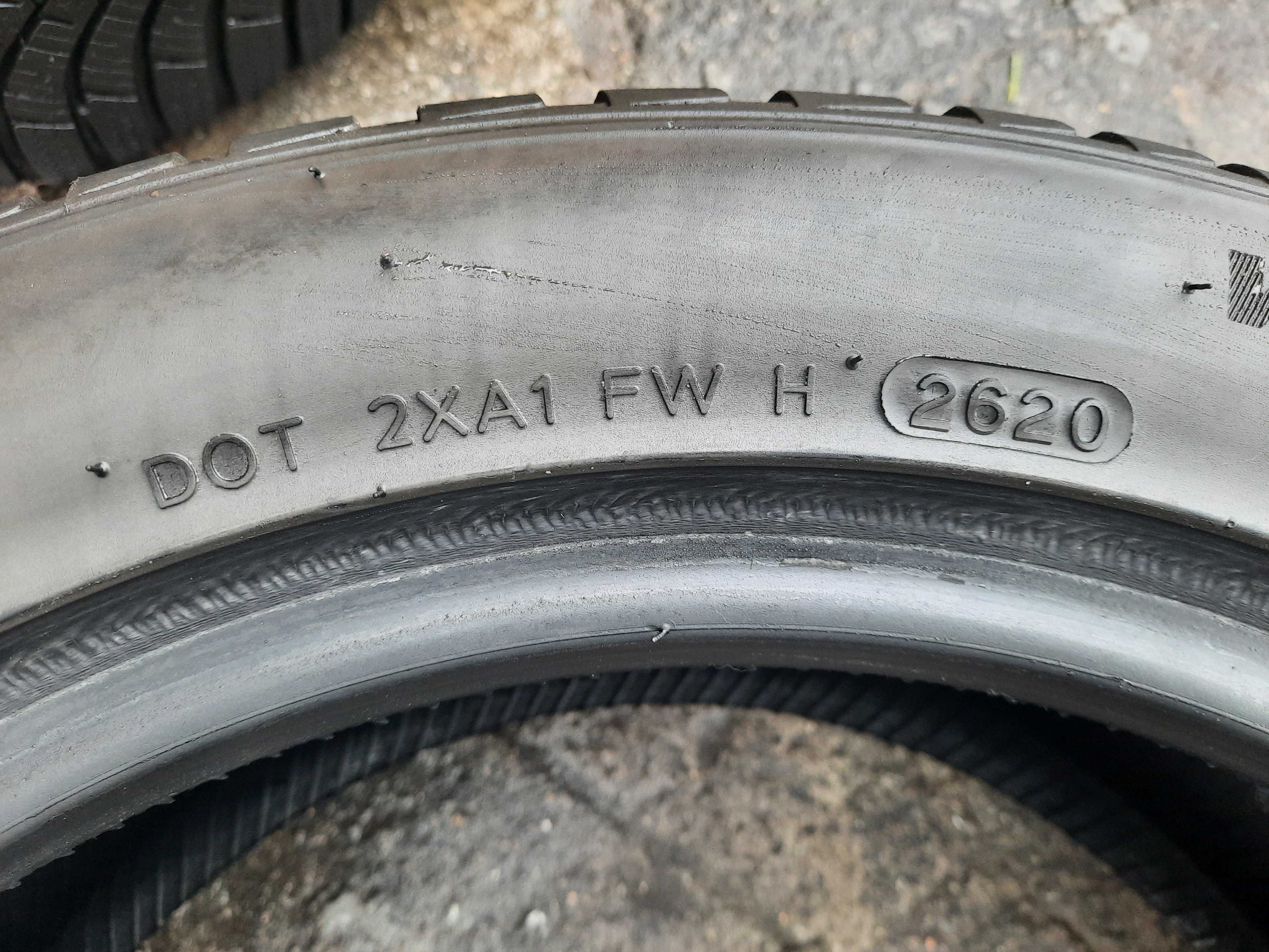 Opony zimowe klasy średniej HANKOOK 195/50/15 ok. 7 mm 2020 r.